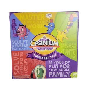Cranium Family Edition Board Game 2008 Fun Activities Family Game Night 8+